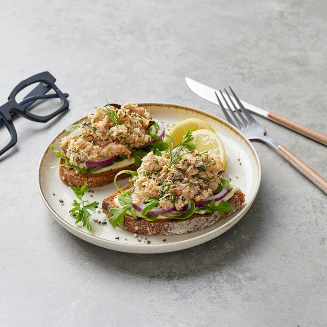 Crab and Aioli Toast