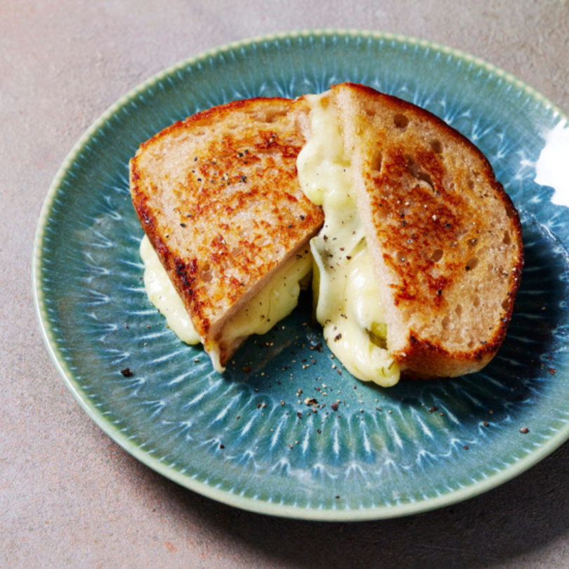 Jason's Fave Cheese & Pickle Toastie