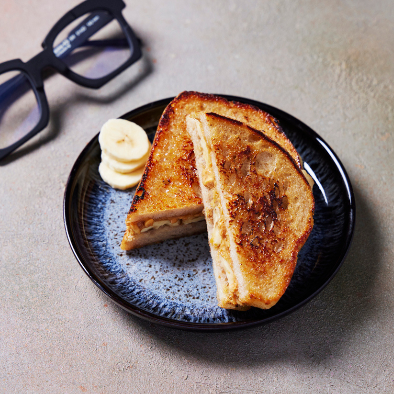 The Elvis – Peanut Butter & Banana Toastie